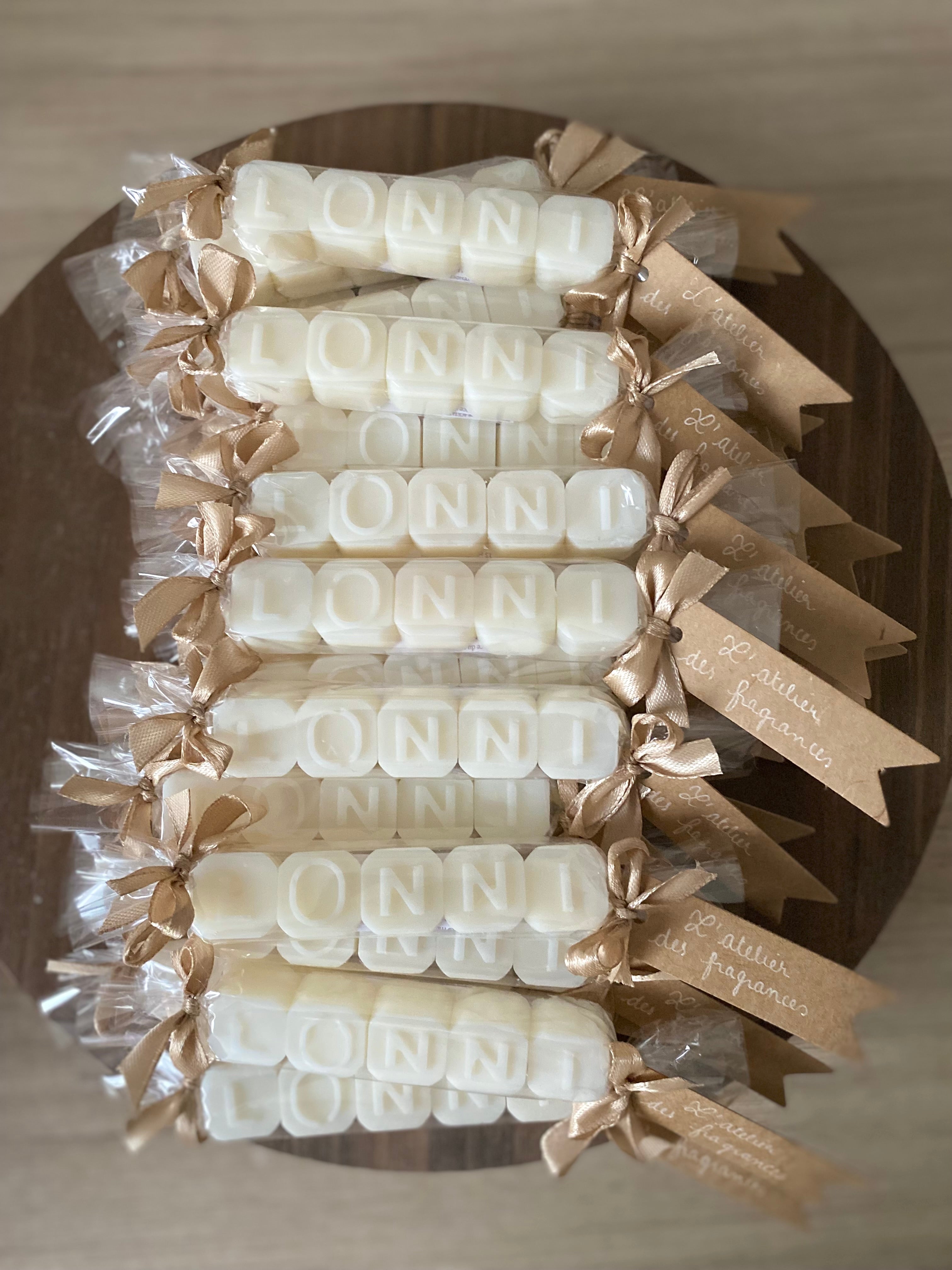 Fondants parfumés personnalisés