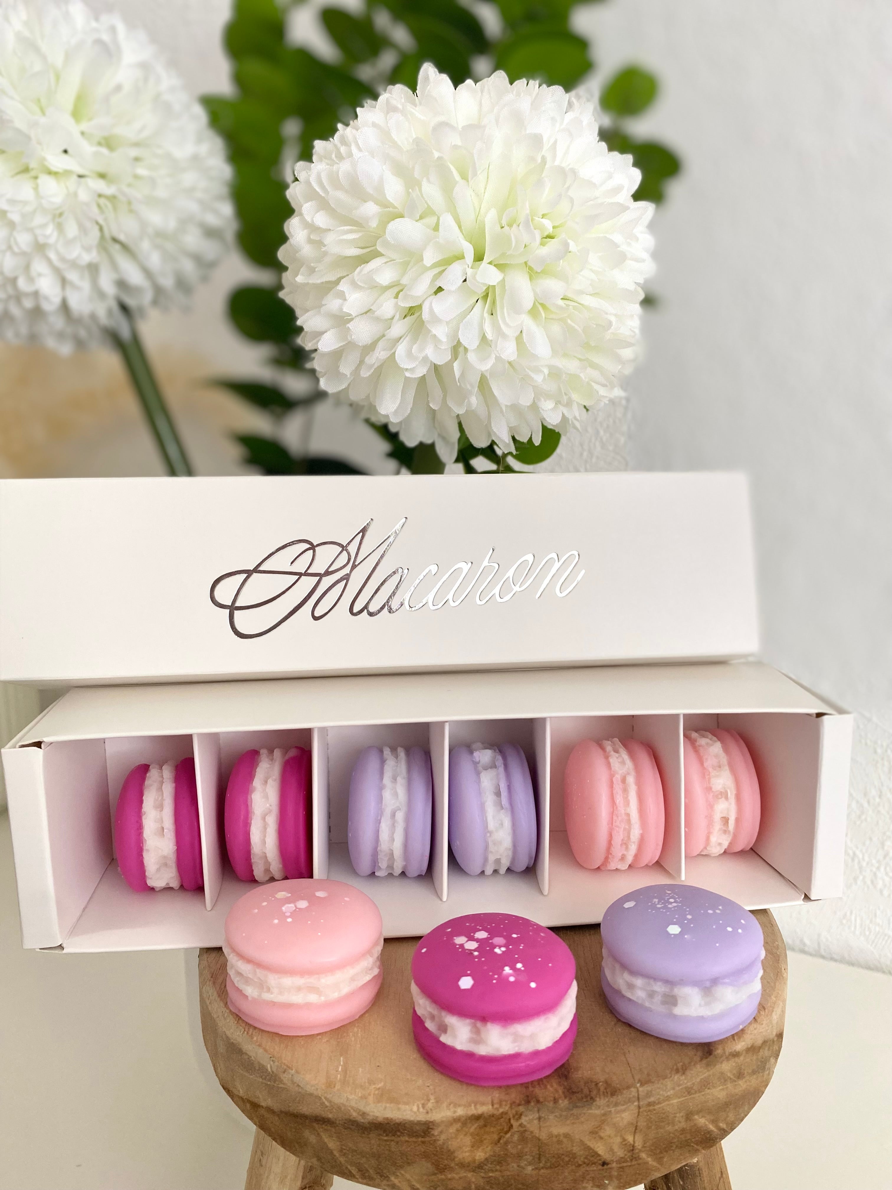 Coffret 6 macarons parfumés