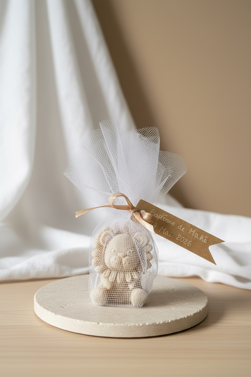 Fondant parfumé Lion personnalisé